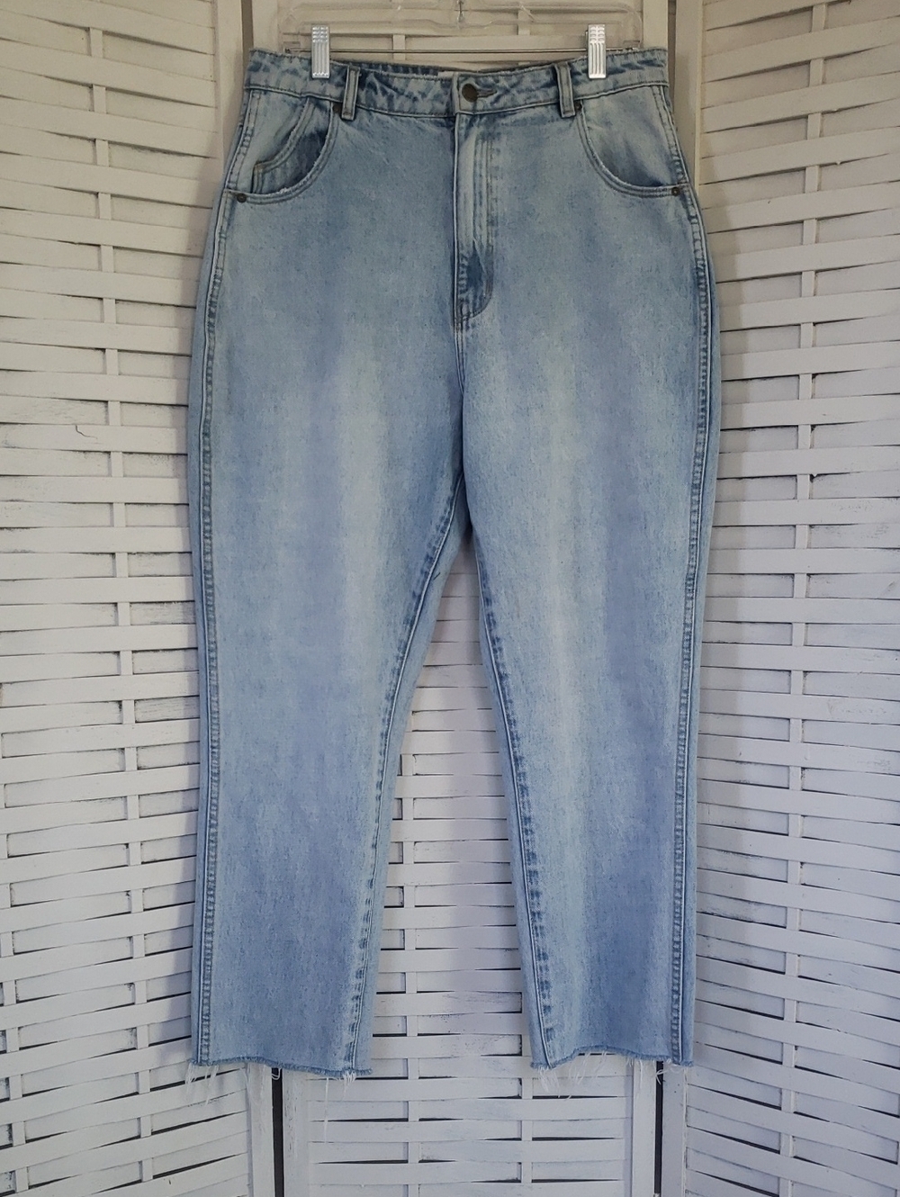 Rollas Light Wash Super  High-Rise Relaxed Women’s Jeans Size 14